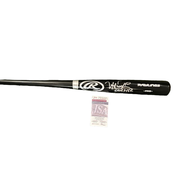 Manny Ramirez Signed Autographed Bat w/ "555 HR" Inscription JSA