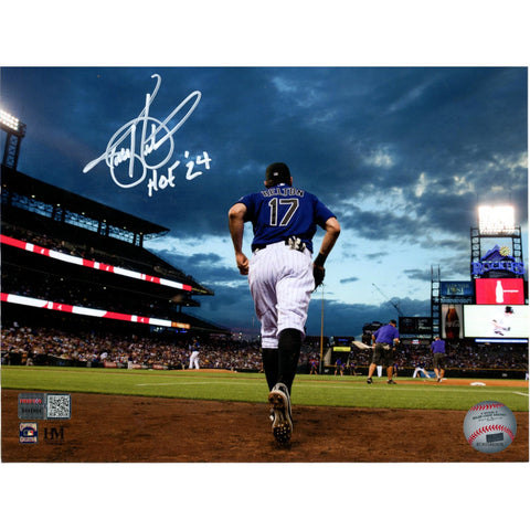 Todd Helton Autographed/Signed Colorado Rockies 8x10 Photo HOF Tristar 49555