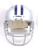 Emmitt Smith Autographed F/S Dallas Cowboys Helmet w/ HOF - Beckett W Hologram