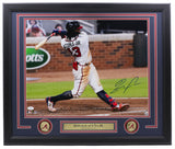 Ronald Acuna Jr. Signed Framed 16x20 Atlanta Braves Baseball Photo JSA