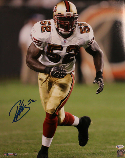 Patrick Willis Autographed/Signed San Francisco 49ers 16x20 Photo BAS 33085