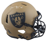 Raiders Maxx Crosby Signed STS II Full Size Speed Proline Helmet W/ Case Fan