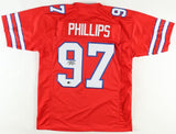 Jordan Phillips Signed Buffalo Bills Jersey (Beckett) 2015 2nd Rnd Pk Def Tackle