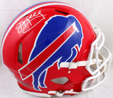 Jim Kelly Signed Bills F/S 87-01 Speed Authentic Helmet -Beckett W Hologram