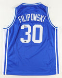 Kyle Filipowski Signed Duke Blue Devils Jersey (Beckett) 2024 1st Round Pick ?