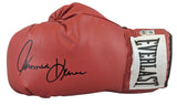 Tommy Hearns Authentic Signed Red Left Hand Everlast Glove W/ Case BAS Witnessed