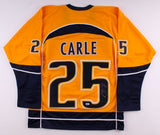 Matt Carle Signed Predators Jersey (Beckett) Playing career 2005-2016