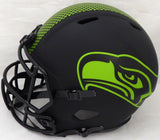 RUSSELL WILSON AUTOGRAPHED SIGNED SEAHAWKS ECLIPSE BLACK FULL SIZE HELMET 178956