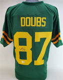 Romeo Doubs Signed Green Bay Packers Color Rush Jersey (Beckett) 2022 4th Rnd Pk