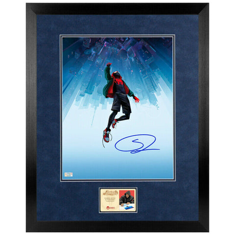 Shameik Moore Autographed Spider-Man Into The Spider-Verse 11x14 Framed Photo