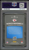 2017 Panini Donruss Rated Rookie Patrick Mahomes RC Red Ink PSA 9/10 Auto