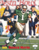 Derrick Mayes Notre Dame Signed/Autographed 8x10 Photo JSA 166925