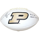 Aidan O'Connell Autographed Purdue Boilermakers Logo Football Insc Beckett 48896