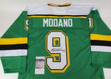 Mike Modano Signed Minnesota North Stars Jersey (JSA COA) 1988 #1 Pick / Center