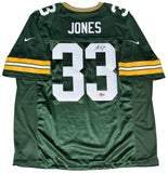 AARON JONES AUTOGRAPHED GREEN BAY PACKERS #33 NIKE LIMITED JERSEY BECKETT