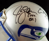 SEAHAWKS RING OF HONOR AUTOGRAPHED MINI HELMET 5 SIGS CORTEZ KENNEDY 124681