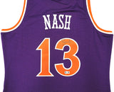 SUNS STEVE NASH AUTOGRAPHED PURPLE M&N 2005-06 JERSEY L BECKETT 233679