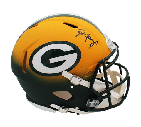 Brett Favre Signed Green Bay Packers Speed Authentic Custom Matte Fade Helmet