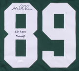 Mark Chmura Signed Green Bay Packers Jersey Inscribed "SB XXXI Champs" (JSA COA)