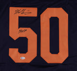 Mike Singletary Signed Bears Color Rush Jersey Inscribed HOF 98 (Beckett COA)