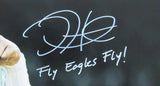 Jalen Hurts Auto/Inscr "Fly Eagles Fly!" 16x20 Photo Philadelphia Eagles JSA 593