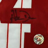 Autographed/Signed Adam Dunn Cincinnati Pinstripe Baseball Jersey JSA COA Auto