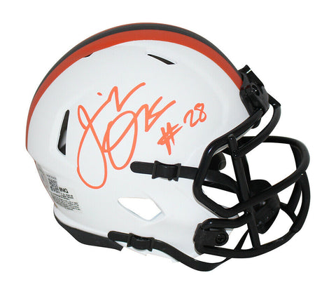 Jeremiah Owusu-Koramoah Signed Cleveland Browns Lunar Mini Helmet BAS 34073