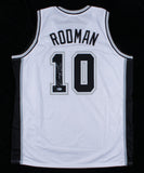 Dennis Rodman Signed San Antonio Spurs Jersey (Beckett COA) 5xNBA Champion