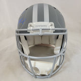 TROY AIKMAN & EMMITT SMITH SIGNED DALLAS COWBOYS SLATE SPEED AUTHENTIC HELMET