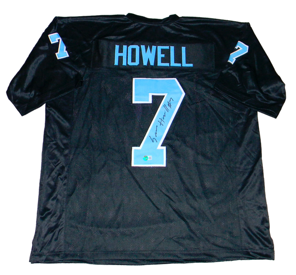 SAM HOWELL AUTOGRAPHED NORTH CAROLINA TAR HEELS #7 BLACK JERSEY BECKETT