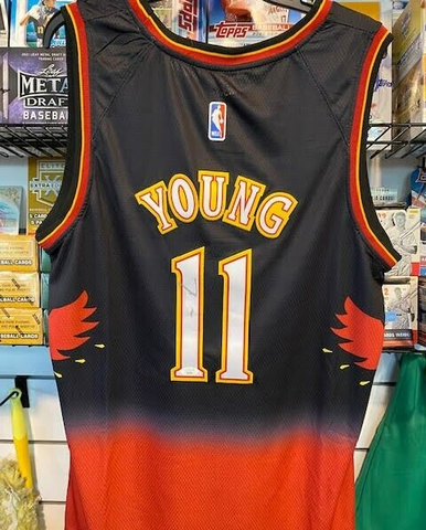 Trae Young Signed Atlanta Hawks Jersey (JSA COA) #5 Overall Pick 2018 NBA Draft