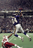 Randy Moss Signed Minnesota Vikings Career Highlight Stat Jersey JSA /All Pro WR