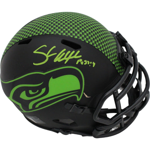 Shaun Alexander Signed Seattle Seahawks Eclipse Mini Helmet BAS 44927