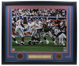 Eli Manning Signed Framed New York Giants 16x20 Football Photo Fanatics