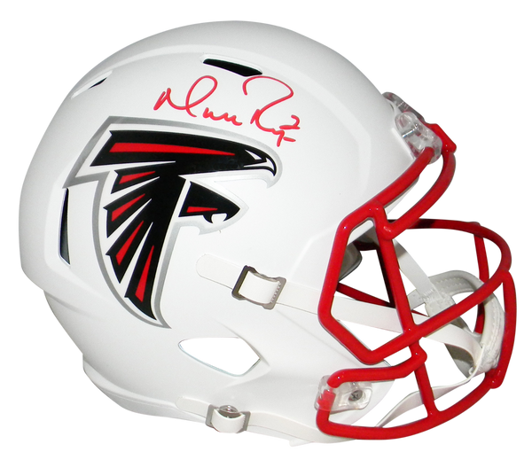 MATT RYAN AUTOGRAPHED ATLANTA FALCONS WHITE FULL SIZE SPEED HELMET BECKETT