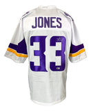 Aaron Jones Minnesota Signed White Football Jersey BAS ITP