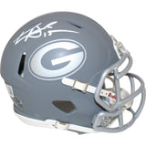 Carson Beck Autographed Georgia Bulldogs Slate Speed Mini Helmet Beckett 47540