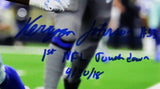 Kerryon Johnson Signed Detroit Lions Unframed 16x20 Diving Photo - LE #33 of 33