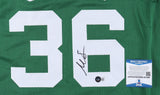 Marcus Smart Signed Boston Celtics Green Jersey (Beckett) 2021-22 Defensive POY