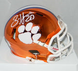 BRIAN DAWKINS AUTOGRAPHED SIGNED CLEMSON TIGERS CHROME SPEED MINI HELMET JSA