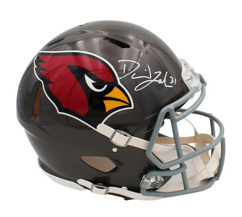 David Johnson Signed Arizona Cardinals Custom Speed Authentic Gray NFL Helmet