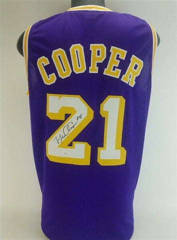 Michael Cooper Signed Lakers Jersey (JSA COA) Los Angeles Guard 1978-1990