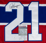 Guy Carbonneau Signed Montreal Canadiens Jersey (JSA COA) 3xStanley Cup Winner