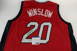 Justise Winslow Signed Miami Heat Jersey (PSA COA) 2015 NCAA Champion Duke