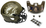 JAYLEN WADDLE Autographed Salute To Service - Navy - Authentic Helmet FANATICS