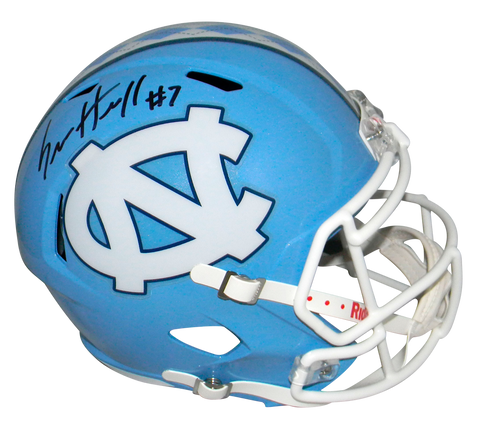 SAM HOWELL AUTOGRAPHED NORTH CAROLINA TAR HEELS FULL SIZE SPEED HELMET BECKETT