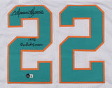 Mercury Morris Signed Dolphins Jersey Inscibd 1972 Perfect Season (Beckett Holo)