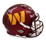 Mark Rypien Signed Washington Commanders Speed Authentic 2024 NFL Helmet w/ Insc