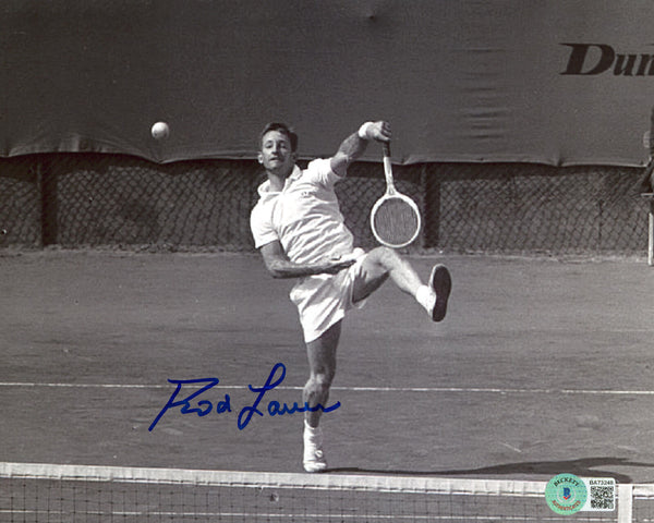 Rod Laver Authentic Signed 8x10 Black & White Photo Autographed BAS #BA73248