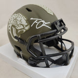 TREVOR LAWRENCE SIGNED JACKSONVILLE JAGUARS STS SPEED MINI HELMET FANATICS QR